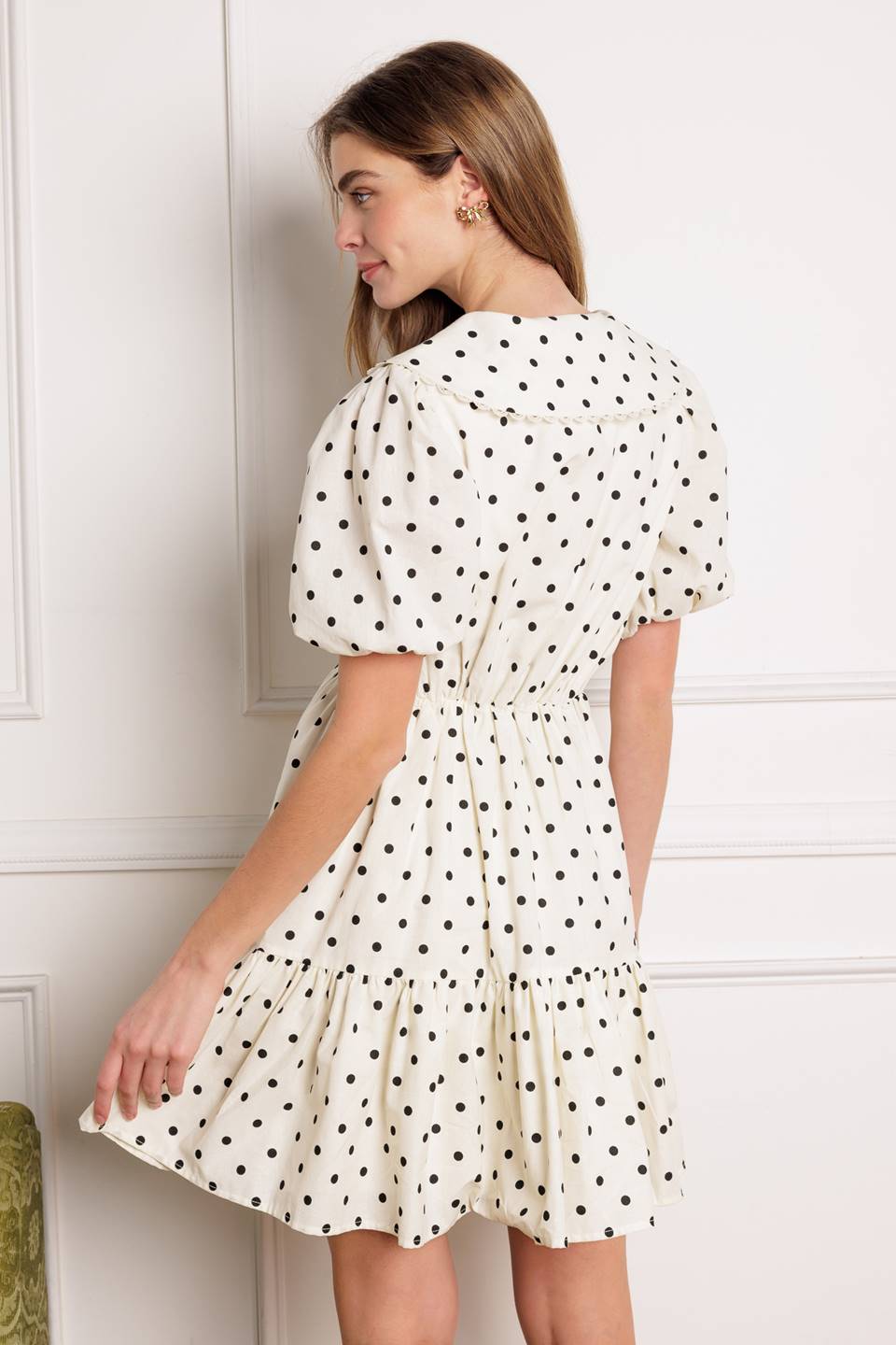 BRIGHTER DAYS WOVEN MINI DRESS Flying Tomato